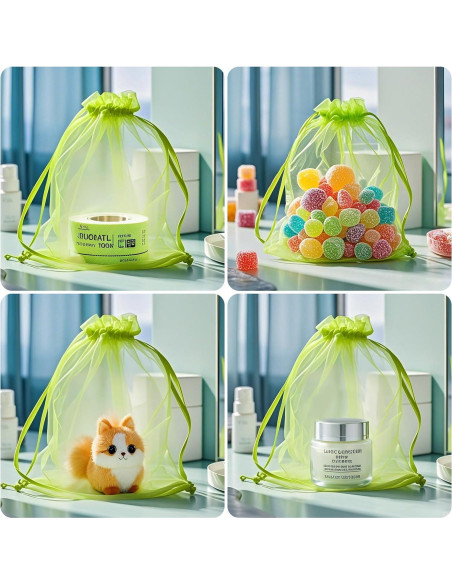 40 Bolsas de Malla Reutilizables GAOHUI 15x10 cm para Frutas