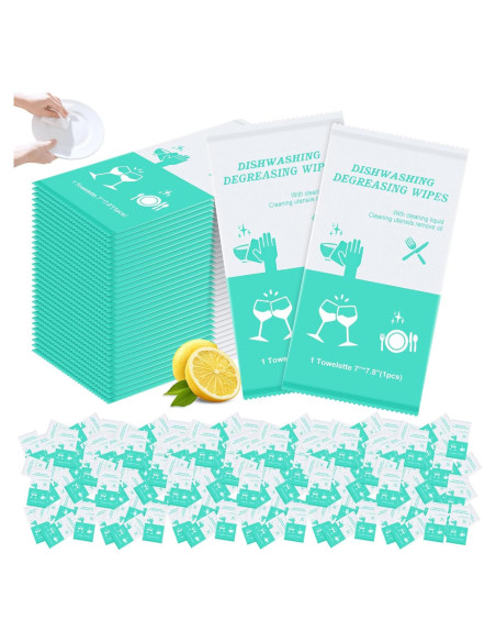 Toallitas Desechables para Limpiar Platos Toomundo 200 Unidades