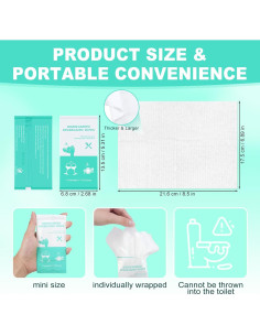 Toallitas Desechables para Limpiar Platos Toomundo 200 Unidades 2