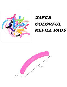 Recambios de Rizador de Pestañas Revlon - 24 Unidades Coloridas 2