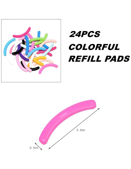 Recambios de Rizador de Pestañas Revlon - 24 Unidades Coloridas