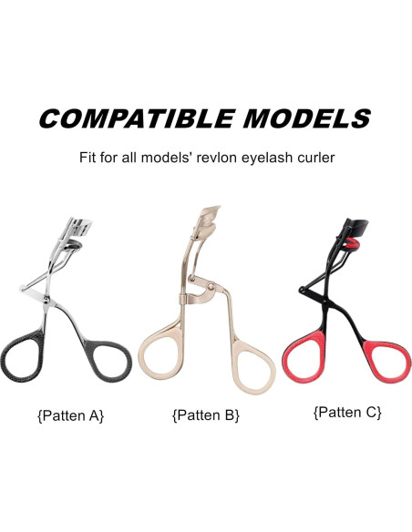 Recambios de Rizador de Pestañas Revlon - 24 Unidades Coloridas