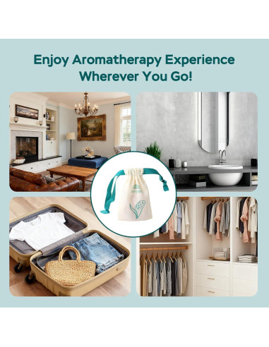 Bombas de Ducha Aromaterapia Serelee 8 Pack - Aceites Esenciales