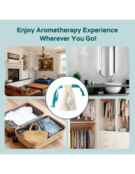 Bombas de Ducha Aromaterapia Serelee 8 Pack - Aceites Esenciales