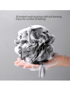 Esponja de Baño Loofah LEKAYIHU 2 Pcs 14cm Exfoliante Suave 2