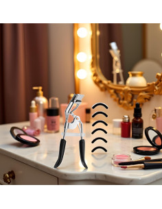 Kit Rizador de Pestañas Galepromot con Cepillo de Máscara 2