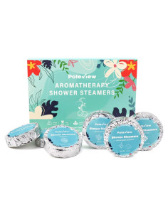 Bombas de Vapor para Ducha Poleview - Aromaterapia 6 Piezas