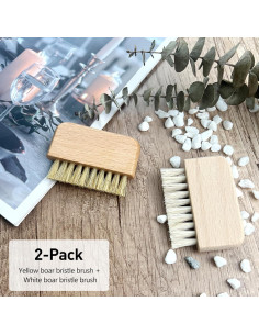 Cepillo de Uñas de Madera Jaasuee Compacto 6.5x6.4cm 2