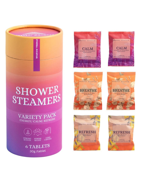 Bolsitas de Vapor para Ducha Debby - Aromaterapia 6 Piezas