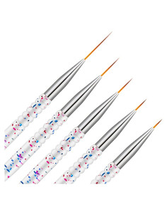 Set de Pinceles de Arte de Uñas Etercycle 5 Piezas 7-20mm