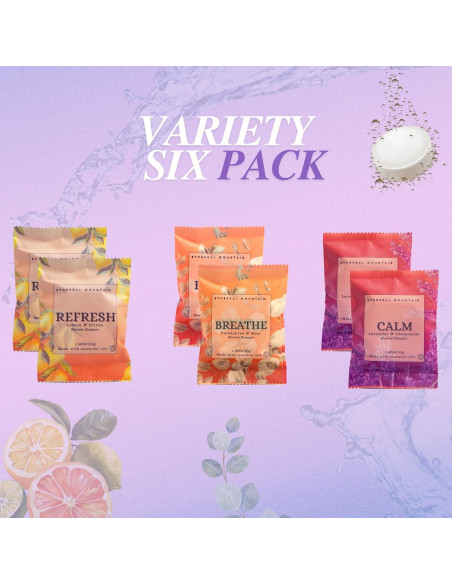 Bolsitas de Vapor para Ducha Debby - Aromaterapia 6 Piezas