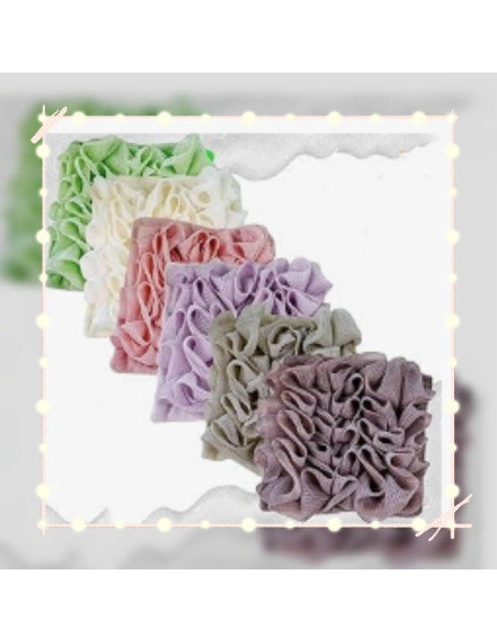 Toalla de Loofah 2 en 1 MOSYFEIBI para Jabón en Barra