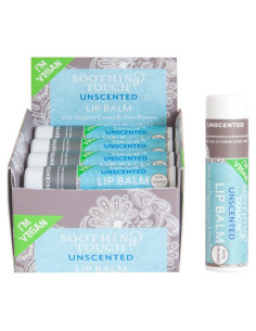 Bálsamo Labial Vegano Soothing Touch 0.25 oz - Paquete de 12