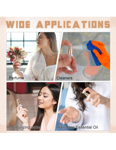 Paquete de 20 botellas de spray de vidrio 5ml Xthrotsenk