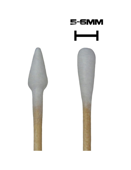 Bastones de Algodón Type-III 100pc 15.24cm Doble Cara