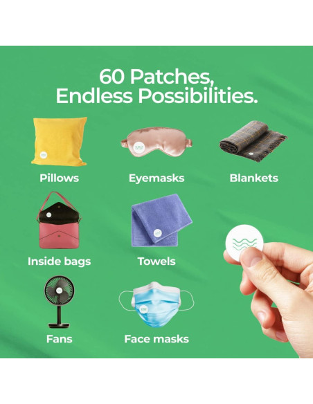 Parches de Aromaterapia Gya Labs Breathe - 60 Piezas