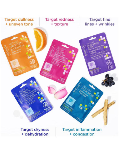 Máscara de Tela Anti-Envejecimiento Andalou Naturals 28g