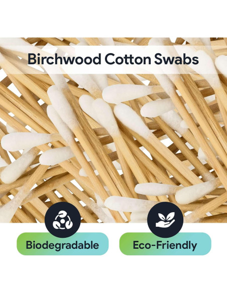 Bastones de Algodón Biodegradables FifthPulse - 50 Unidades 15.24 cm