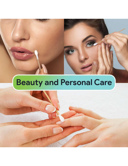 Bastones de Algodón Biodegradables FifthPulse - 50 Unidades 15.24 cm