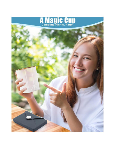 Taza Plegable aeloer 2025 Silicona 250ml Negra Compacta