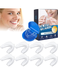 8 Protectores Bucales Moldeables EBQOSK para Bruxismo 2