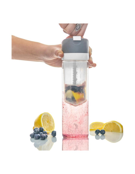 Botella Infusora de Agua Pressa 710 ml Libre de BPA