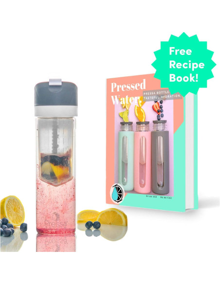 Botella Infusora de Agua Pressa 710 ml Libre de BPA