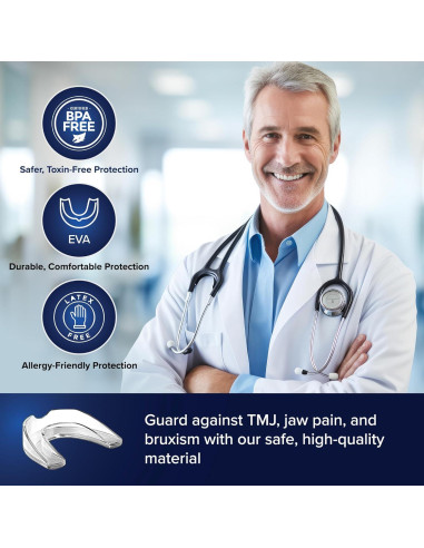 Protector Bucal Moldeable Healpool para Bruxismo Nocturno