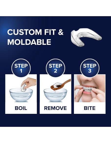 Protector Bucal Moldeable Healpool para Bruxismo Nocturno