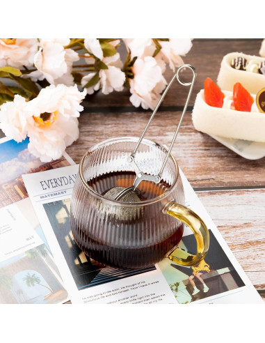 Coladores de Té de Acero Inoxidable Yinder - 72 Piezas 15.5 cm