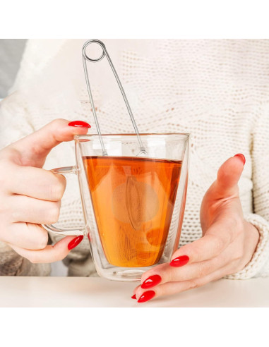 Coladores de Té de Acero Inoxidable Yinder - 72 Piezas 15.5 cm