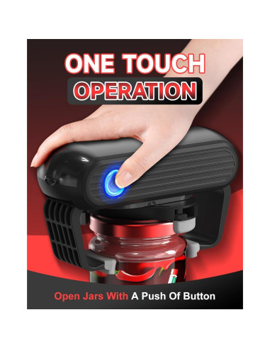 Abrebotellas Eléctrico Ankuwa EJ101 para Tarros - Gris y Negro