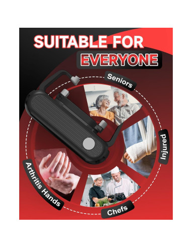 Abrebotellas Eléctrico Ankuwa EJ101 para Tarros - Gris y Negro