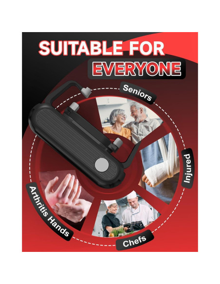 Abrebotellas Eléctrico Ankuwa EJ101 para Tarros - Gris y Negro