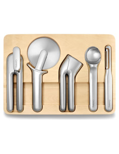 Juego de Utensilios de Cocina Caraway - 5 Piezas Acero Inoxidable