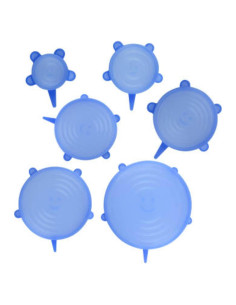 Tapas de Silicona Estirables Gadgetime USA - 6 Piezas