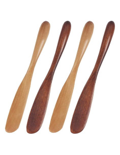 Set de 4 Cuchillos de Madera UUYYEO para Mantequilla y Queso