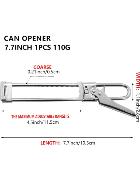 Abrebotellas Multifuncional de Acero Inoxidable Eispap 19x3.3cm