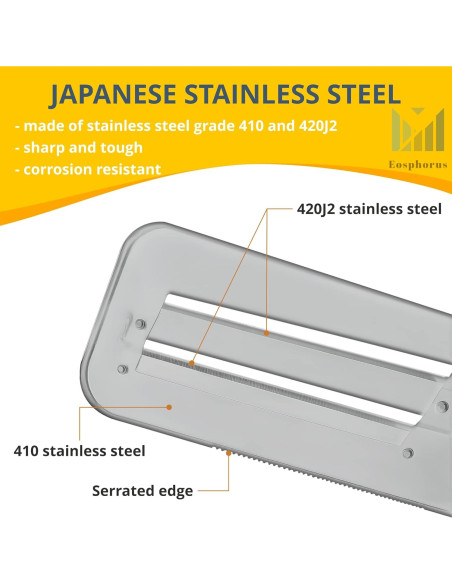 Rallador de Repollo Eosphorus CC-S con Cuchillas de Acero