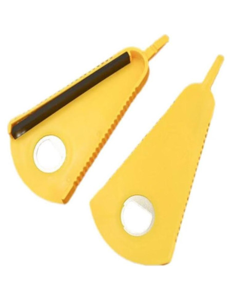 Abridor de Tarros Multifuncional HoneyHu Amarillo 5 en 1