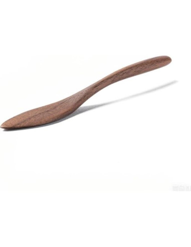 Juego de 3 cuchillos para mantequilla NierNika de madera de nogal