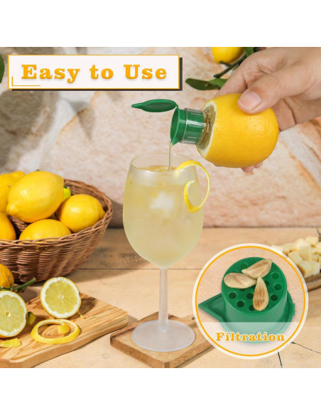 Paquete de 2 exprimidores manuales Deftomo para cítricos