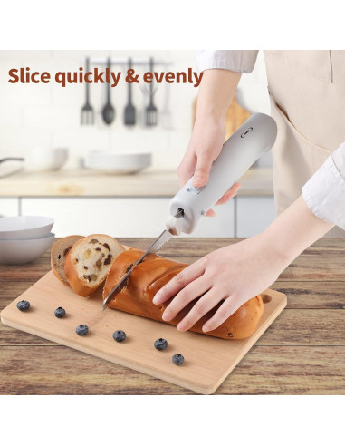 Cuchillo Eléctrico Inalámbrico Cushore S1 50.8 cm Acero Inoxidable
