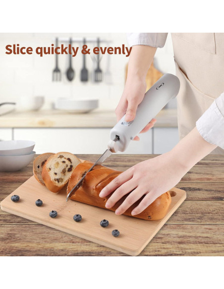 Cuchillo Eléctrico Inalámbrico Cushore S1 50.8 cm Acero Inoxidable