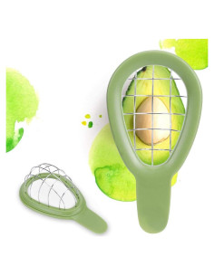 Cortador de Aguacate Fdit de Acero Inoxidable, Herramienta Manual