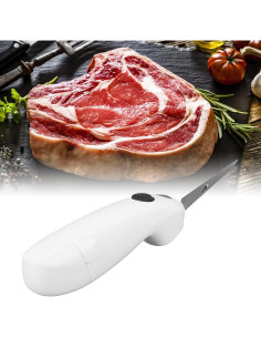 Cuchillo Eléctrico Inalámbrico Pyhodi 20cm Acero Inoxidable 2