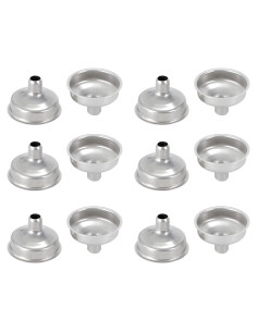 Juego de 12 Embudos Mini de Acero Inoxidable YIHUANYIFA