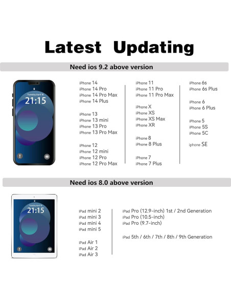 Adaptador de Cámara Lightning a USB Microwoo con Carga