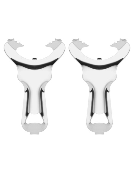 2 Abridores de Tarros de Acero Inoxidable Kazheon 14.5x9cm