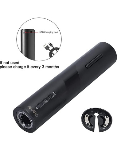 Abridor de Botellas de Vino Eléctrico AIKARO Recargable